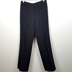 Lafayette 148 Wool Blend Tweed Wide Leg Trousers